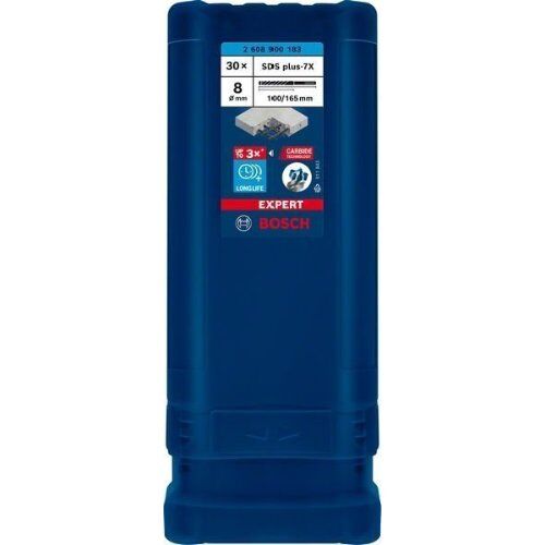  EXPERT SDS plus-7X Hammerbohrer Bosch EXPERT SDS-plus-7X Hammerbohrer, 8 x 100 x 165 mm, 30-tlg., für Bohrhämmer 12370709