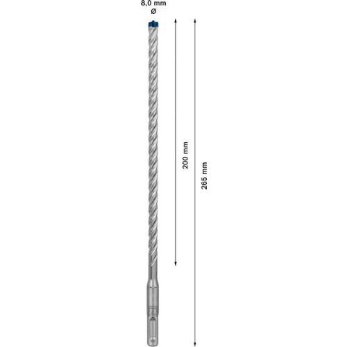  EXPERT SDS plus-7X Hammerbohrer Bosch EXPERT SDS-plus-7X Hammerbohrer, 8 x 200 x 265 mm, 30-tlg., für Bohrhämmer 12370693