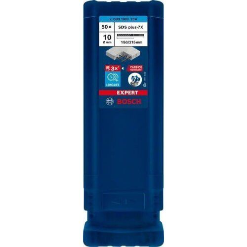  EXPERT SDS plus-7X Hammerbohrer Bosch EXPERT SDS-plus-7X Hammerbohrer, 10 x 150 x 215 mm, 50-tlg., für Bohrhämmer 12370692