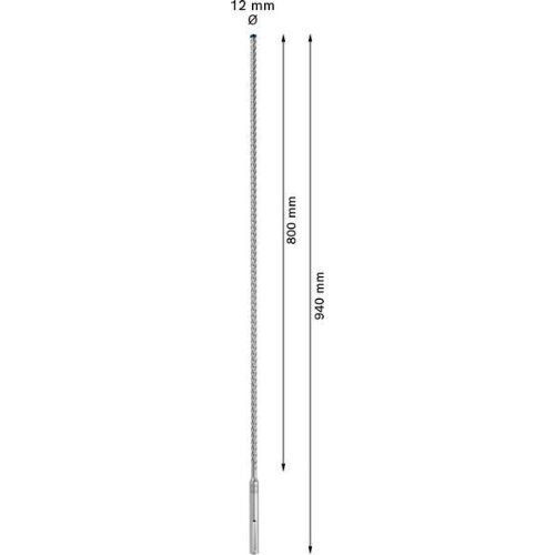  EXPERT SDS max-8X Hammerbohrer Bosch EXPERT SDS-max-8X Hammerbohrer, 12 x 800 x 940 mm, für Bohrhämmer 12370870