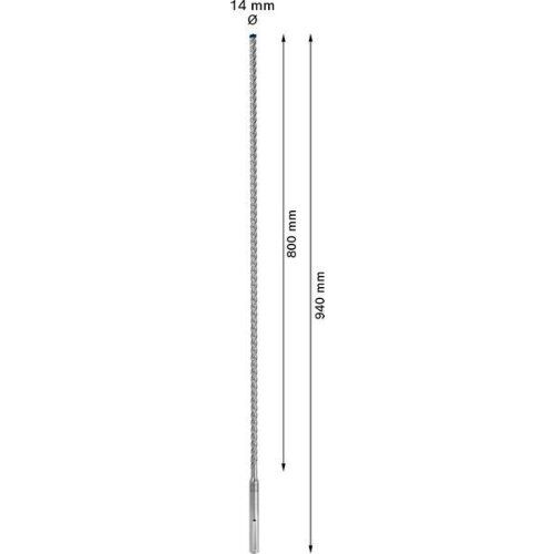  EXPERT SDS max-8X Hammerbohrer Bosch EXPERT SDS-max-8X Hammerbohrer, 14 x 800 x 940 mm, für Bohrhämmer 12370836