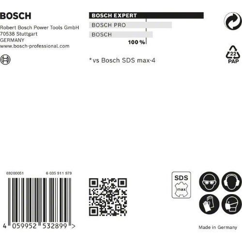  EXPERT SDS max-8X Hammerbohrer Bosch EXPERT SDS-max-8X Hammerbohrer, 16 x 400 x 540 mm, für Bohrhämmer 12370831