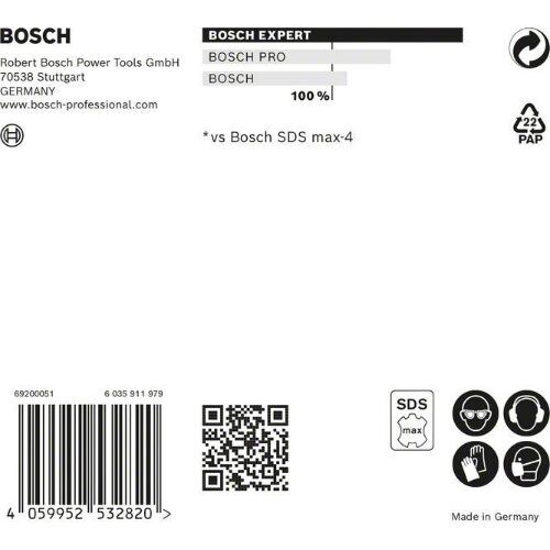  EXPERT SDS max-8X Hammerbohrer Bosch EXPERT SDS-max-8X Hammerbohrer, 14 x 400 x 540 mm, für Bohrhämmer 12370837