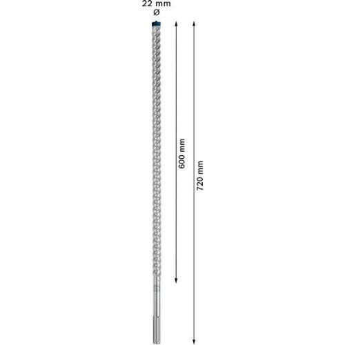  EXPERT SDS max-8X Hammerbohrer Bosch EXPERT SDS-max-8X Hammerbohrer, 22 x 600 x 720 mm, für Bohrhämmer 12370854