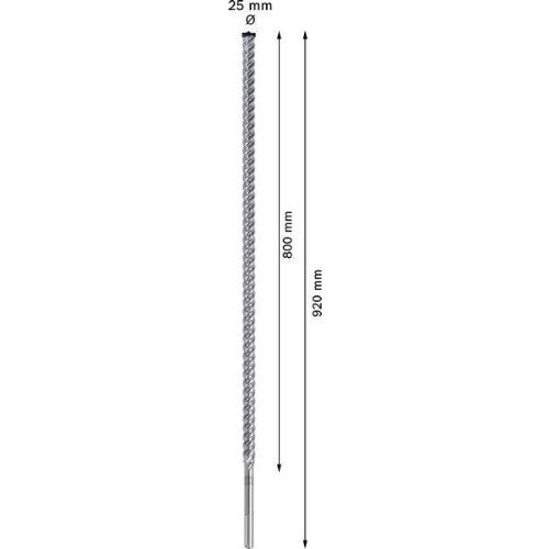  EXPERT SDS max-8X Hammerbohrer Bosch EXPERT SDS-max-8X Hammerbohrer, 25 x 800 x 920 mm, für Bohrhämmer 12370875