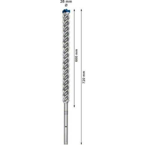  EXPERT SDS max-8X Hammerbohrer Bosch EXPERT SDS-max-8X Hammerbohrer, 28 x 600 x 720 mm, für Bohrhämmer 12370845