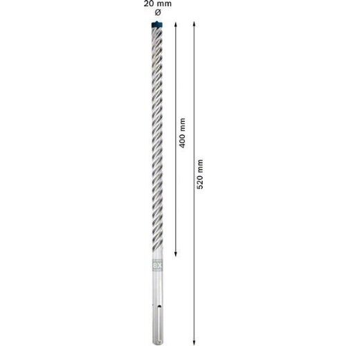  EXPERT SDS max-8X Hammerbohrer Bosch EXPERT SDS-max-8X Hammerbohrer, 20 x 400 x 520 mm, 5 Stück, für Bohrhämmer 12370838