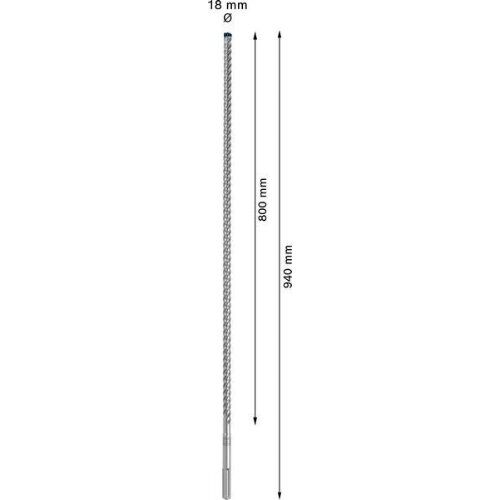  EXPERT SDS max-8X Hammerbohrer Bosch EXPERT SDS-max-8X Hammerbohrer, 18 x 800 x 940 mm, für Bohrhämmer 12370833