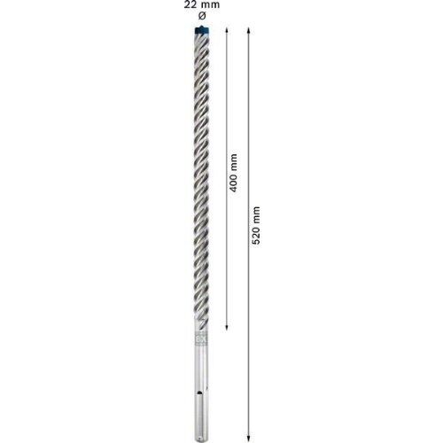  EXPERT SDS max-8X Hammerbohrer Bosch EXPERT SDS-max-8X Hammerbohrer, 22 x 400 x 520 mm, für Bohrhämmer 12370880