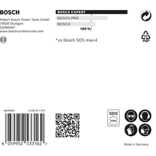  EXPERT SDS max-8X Hammerbohrer Bosch EXPERT SDS-max-8X Hammerbohrer, 25 x 600 x 720 mm, für Bohrhämmer 12370877