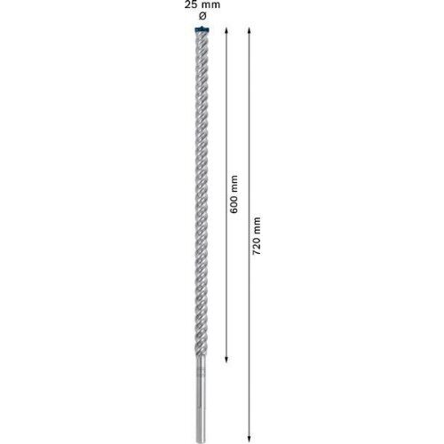  EXPERT SDS max-8X Hammerbohrer Bosch EXPERT SDS-max-8X Hammerbohrer, 25 x 600 x 720 mm, für Bohrhämmer 12370877
