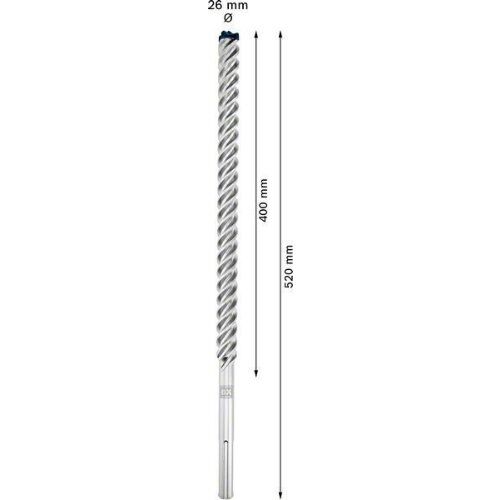  EXPERT SDS max-8X Hammerbohrer Bosch EXPERT SDS-max-8X Hammerbohrer, 26 x 400 x 520 mm, für Bohrhämmer 12370866