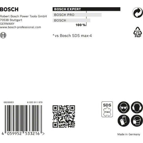  EXPERT SDS max-8X Hammerbohrer Bosch EXPERT SDS-max-8X Hammerbohrer, 28 x 200 x 320 mm, für Bohrhämmer 12370848