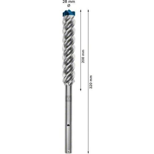  EXPERT SDS max-8X Hammerbohrer Bosch EXPERT SDS-max-8X Hammerbohrer, 28 x 200 x 320 mm, für Bohrhämmer 12370848