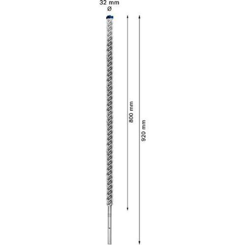 EXPERT SDS max-8X Hammerbohrer Bosch EXPERT SDS-max-8X Hammerbohrer, 32 x 800 x 920 mm, für Bohrhämmer 12370859