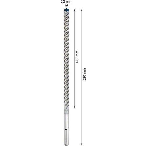  EXPERT SDS max-8X Hammerbohrer Bosch EXPERT SDS-max-8X Hammerbohrer, 22 x 400 x 520 mm, 5 Stück, für Bohrhämmer 12370864