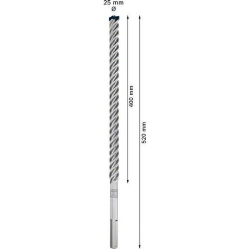  EXPERT SDS max-8X Hammerbohrer Bosch EXPERT SDS-max-8X Hammerbohrer, 25 x 400 x 520 mm, 5 Stück, für Bohrhämmer 12370867
