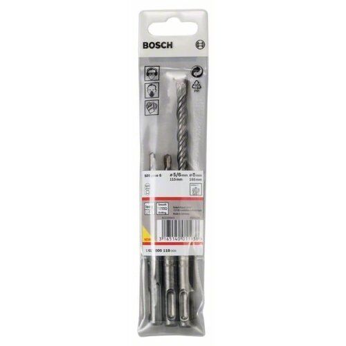  Bohrer-Sets SDS plus-5 Hammerbohrer-Sets Bosch 3-tlg. SDS-plus-5 Hammerbohrer-Set, 5/6/8 mm, für Bohrhämmer 12371428