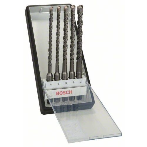  SDS plus-5 Hammerbohrer-Sets, Robust Line Bosch 5-tlg. SDS-plus-5 Hammerbohrer-Set, Robust Line, 6–10 mm, für Bohrhämmer 12371431