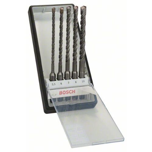  SDS plus-5 Hammerbohrer-Sets, Robust Line Bosch 5-tlg. SDS-plus-5 Hammerbohrer-Set, Robust Line, 5,5–10 mm, für Bohrhämmer 12371432