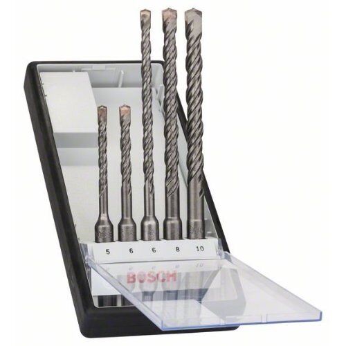  SDS plus-5 Hammerbohrer-Sets, Robust Line Bosch 5-tlg. SDS-plus-5 Hammerbohrer-Set, Robust Line, 5–10 mm, für Bohrhämmer 12371430