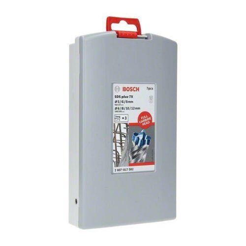  SDS plus-7X Betonbohrer-Sets Bosch 7-tlg. SDS-plus-7X Hammerbohrer-Set, für Bohrhämmer 12371425