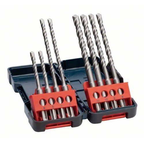  SDS plus-3 Hammerbohrer-Sets Bosch 8-tlg. Hammerbohrerset SDS-plus-3, Tough Box, 6–10 mm, für Bohrhämmer 12371433