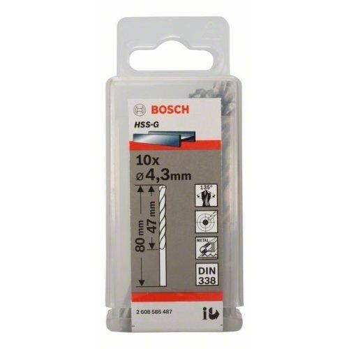  HSS-G DIN 338 Metallbohrer Bosch Metallbohrer HSS-G, DIN 338, für Bohrmaschinen 12371601
