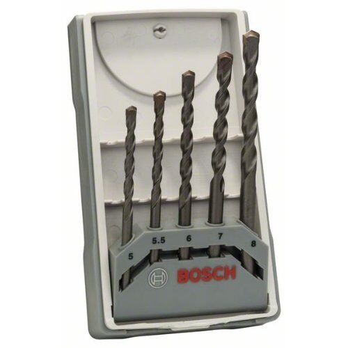  CYL-3 Concrete Bohrer-Sets Bosch 5-tlg. CYL-3 Betonbohrer-Set, 5–8 mm, für Dreh- und Schlagbohrer 12371446
