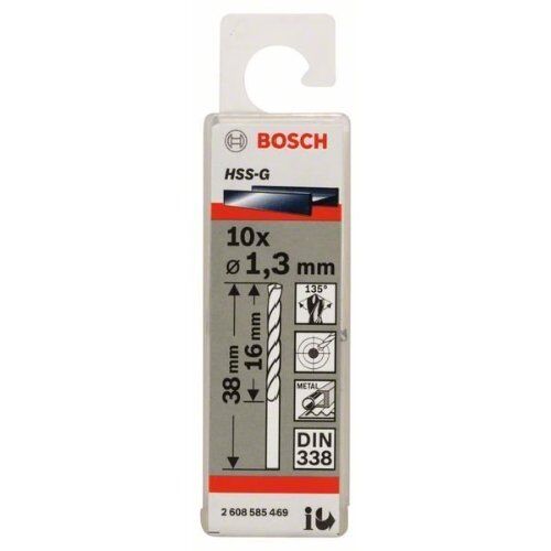  HSS-G DIN 338 Metallbohrer Bosch Metallbohrer HSS-G, DIN 338, für Bohrmaschinen 12371564