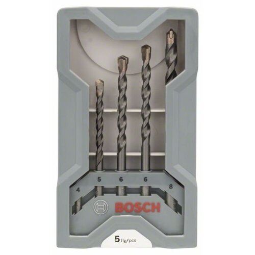  CYL-3 Concrete Bohrer-Sets Bosch 5-tlg. CYL-3 Betonbohrer-Set, 4–8 mm, für Dreh- und Schlagbohrer 12371447