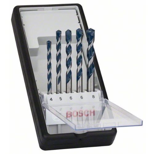  CYL-5 Concrete Bohrer-Sets Bosch 5-tlg. CYL-5 Betonbohrer-Set, Robust Line, 4–8 mm, für Dreh- und Schlagbohrer 12371438