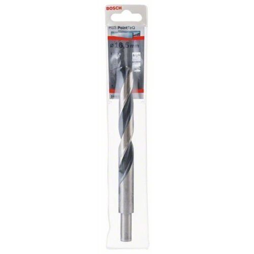  HSS PointTeQ Spiralbohrer mit verringertem zylindrischem Schaft Bosch HSS-Spiralbohrer PointTeQ 16,5 mm (reduzierter Schaft), für Bohrmaschinen 12371896