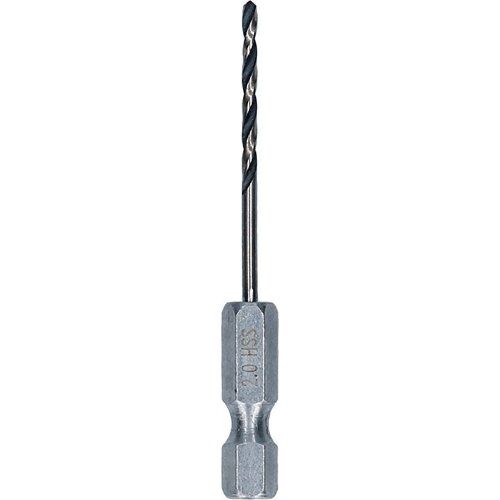  HSS PointTeQ Spiralbohrer mit Sechskantschaft Bosch HSS PointTeQ Sechskantbohrer 2 mm, 10-tlg., für Dreh- und Schlagbohrer 12371919