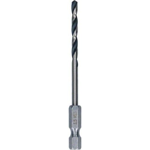  HSS PointTeQ Spiralbohrer mit Sechskantschaft Bosch HSS PointTeQ Sechskantbohrer 3,5 mm, 10-tlg., für Dreh- und Schlagbohrer 12371904