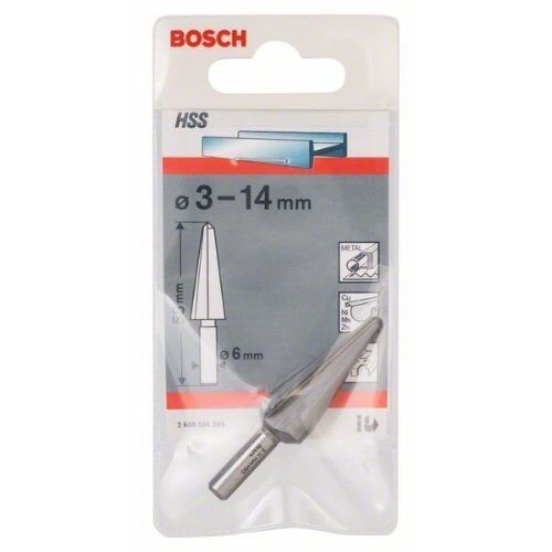  HSS Blechschälbohrer mit zylindrischem Schaft Bosch Blechschälbohrer, zylindrisch, für Bohrmaschinen 12372068