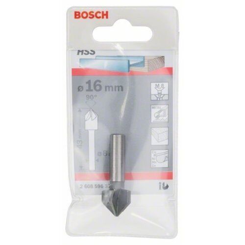  HSS-Kegelsenker für weiche Materialien mit zylindrischem Schaft Bosch Kegelsenker, für Bohrmaschinen 12371998