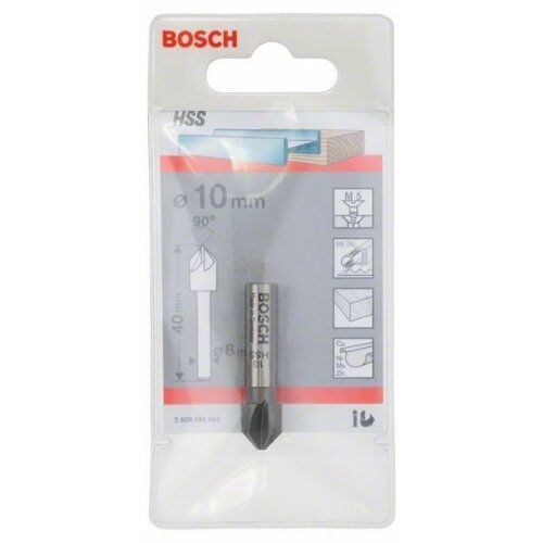  HSS-Kegelsenker für weiche Materialien mit zylindrischem Schaft Bosch Kegelsenker, für Bohrmaschinen 12371993