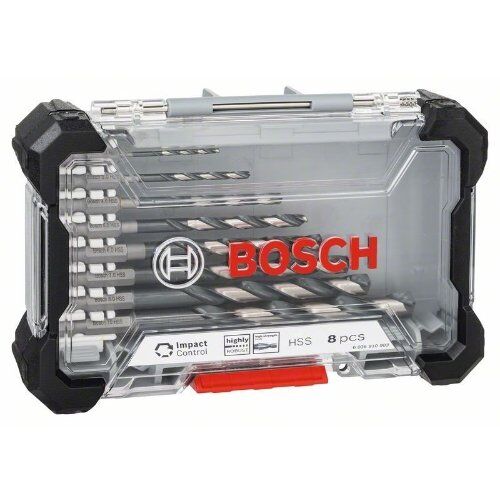  HSS Impact Control Spiralbohrer-Sets mit Sechskantschaft Bosch 8-tlg. Impact Control HSS-Bohrer-Set, für Dreh- und Schlagbohrer 12372115