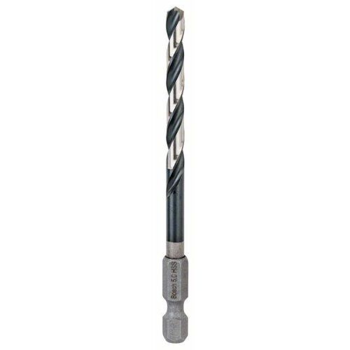  HSS Impact Control Spiralbohrer mit Sechskantschaft Bosch HSS Spiralbohrer mit Sechskantschaft 5,0 mm, für Dreh- und Schlagbohrer 12371933