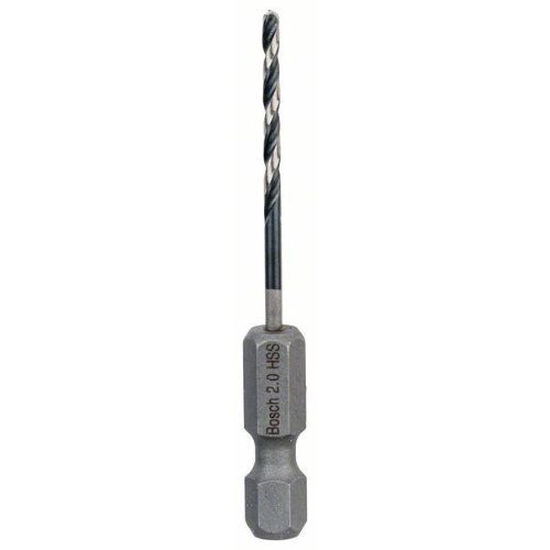  HSS Impact Control Spiralbohrer mit Sechskantschaft Bosch HSS Spiralbohrer mit Sechskantschaft 2,0 mm, für Dreh- und Schlagbohrer 12371953