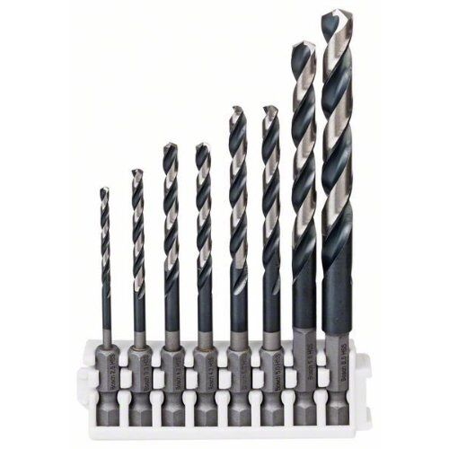  HSS Impact Control Spiralbohrer-Sets mit Sechskantschaft Bosch 8-tlg. Impact Control HSS-Bohrer-Pack, 2,5–8,5 mm, für Dreh- und Schlagbohrer 12372114