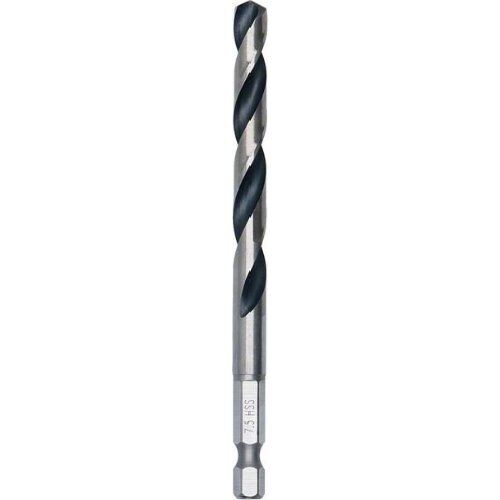  HSS PointTeQ Spiralbohrer mit Sechskantschaft Bosch HSS PointTeQ Sechskantbohrer 7,5 mm, für Dreh- und Schlagbohrer 12371907