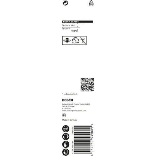  EXPERT CYL-9 MultiConstruction Bohrer Bosch EXPERT CYL-9 MultiConstruction Bohrer, 6,5 x 60 x 100 mm, für Dreh- und Schlagbohrer 12372162