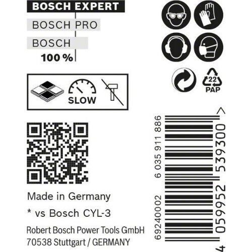  EXPERT CYL-9 MultiConstruction Bohrer Bosch EXPERT CYL-9 MultiConstruction Bohrer 4 x 40 x 75 mm, 10‑teilig, für Dreh- und Schlagbohrer 12372157
