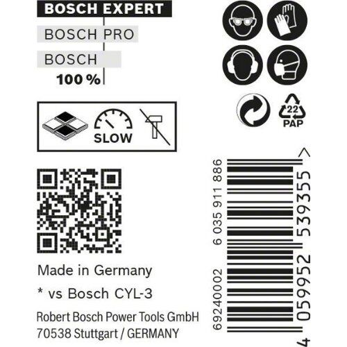  EXPERT CYL-9 MultiConstruction Bohrer Bosch EXPERT CYL-9 MultiConstruction Bohrer 7 x 60 x 100 mm, 10‑teilig, für Dreh- und Schlagbohrer 12372137