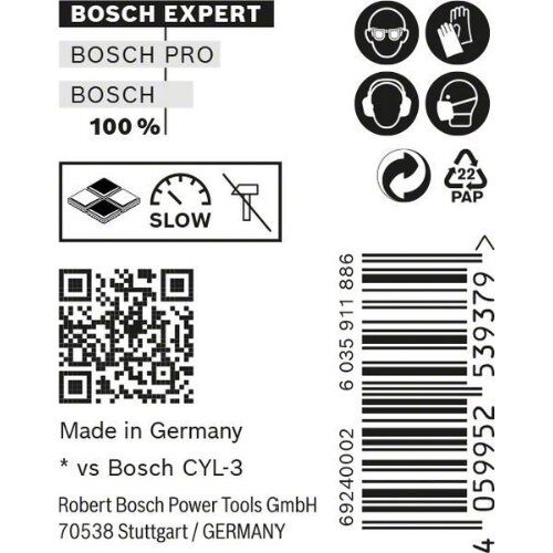  EXPERT CYL-9 MultiConstruction Bohrer Bosch EXPERT CYL-9 MultiConstruction Bohrer 10 x 80 x 120 mm, 8‑teilig, für Dreh- und Schlagbohrer 12372145