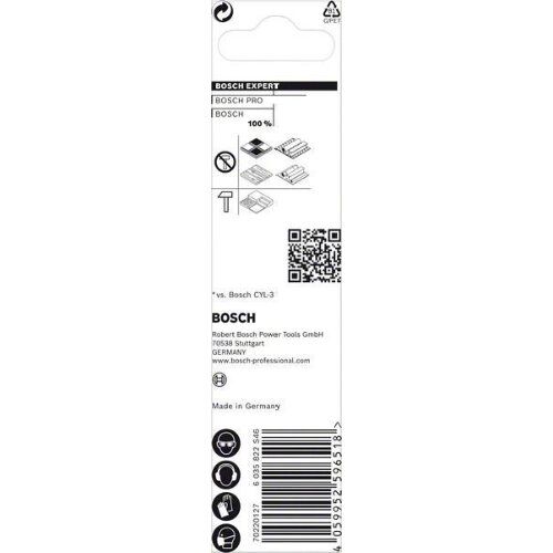  EXPERT CYL-9 MultiConstruction Bohrer Bosch EXPERT CYL-9 MultiConstruction Bohrer, 8 x 200 x 250 mm, für Dreh- und Schlagbohrer 12372159