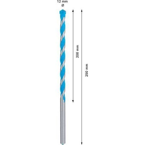  EXPERT CYL-9 MultiConstruction Bohrer Bosch EXPERT CYL-9 MultiConstruction Bohrer, 12 x 200 x 250 mm, für Dreh- und Schlagbohrer 12372150