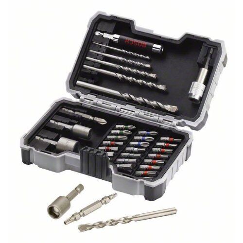  Extra Hard Sets mit Betonbohrern und Schrauberbits, 35-teilig Bosch 35-tlg. Set mit Bohrern und Schrauberbits, CYL-3, Extra Hard, PH, PZ, SL, H, T, für Bohrmaschinen 12372247